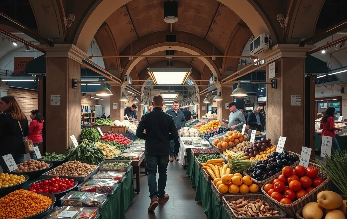 Mercado local en Sevilla